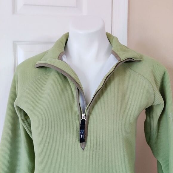 The North Face TKA 100 ribbed fleece 1/4 zip top M - Picture 3 of 11